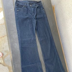 COH High Rise Wide Leg Dark Blue Denim Jeans